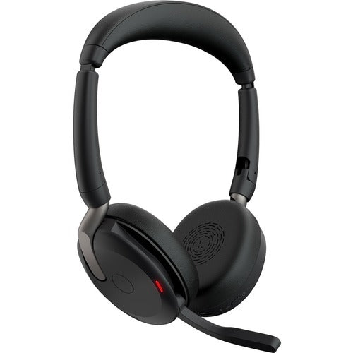 Jabra Evolve2 65 Flex MS Stereo Bluetooth Headset, Link380c USB-C Dongle & Wireless Charging Stand Included, Foldable Design, 2Yr Warranty, ANC Jabra Evolve2 65 Flex MS Stereo Bluetooth Headset, Link380c USB-C Dongle & Wireless Charging Stand Included, Foldable Design, 2Yr Warranty, ANC